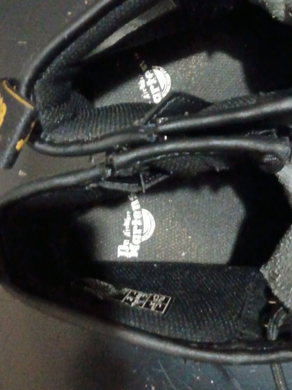 Dr. Martens 1460 J Black Women's Combat Boots Size 5 Leather Side Zip - Picture 13 of 14